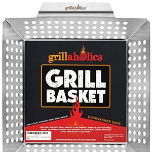 This Grill Basket is Perfect for Grilling Vegetables, Shrimp, and Other Delicate Foods