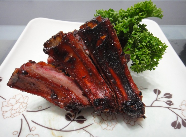 Barbecue Pork Ribs with BBQ Sauce