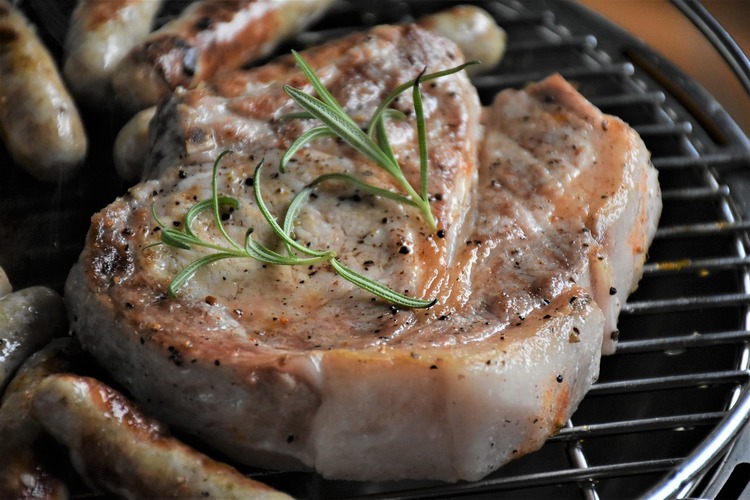 Grilled Pork Chops and Sausages - BBQ Recipe