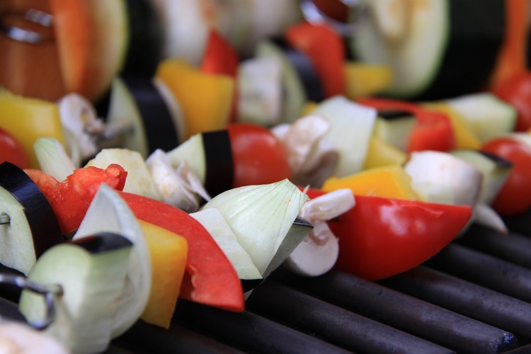 BBQ Recipe - Grilled Vegetables with Zucchini, Onions, Mushrooms and Peppers